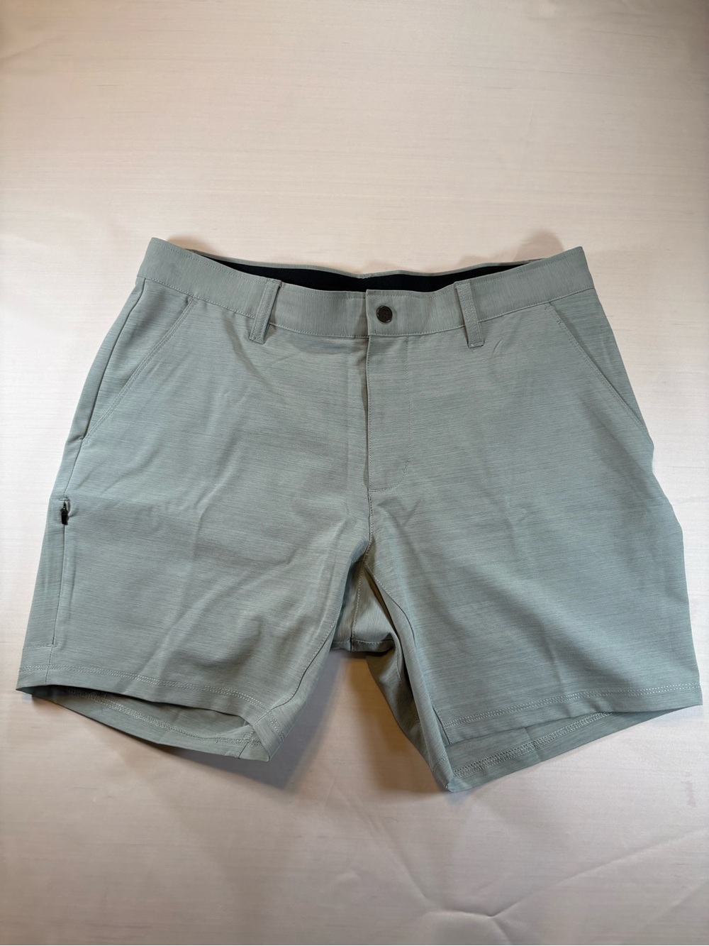 BYLT Basics Mens Sage Green Everyday Performance Golf Shorts 34
